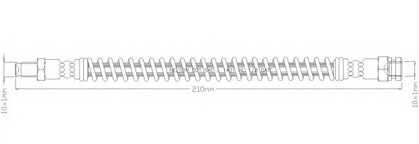 REMKAFLEX 6801 Brake Hose